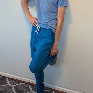 Boden Kid's Vibrant Blue Joggers